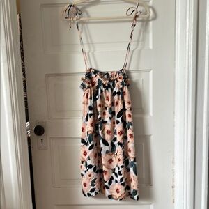 Floral Sundress with Tie Straps